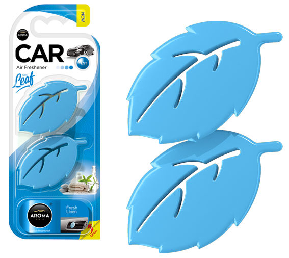 Odorizant auto AROMA CAR LEAF 3D - INCARCATOR LINEN
